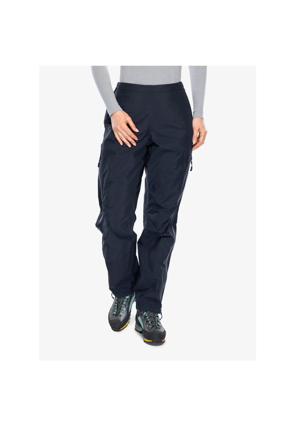 Spodnie GORE TEX damskie Rab Ladakh Paclite Plus Pants. Kolor: niebieski. Technologia: Gore-Tex. Sport: turystyka piesza