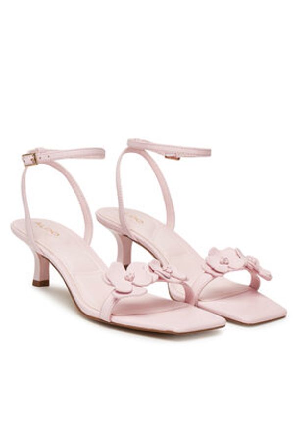 Aldo Sandały Daisyrose 13964636 Różowy. Kolor: różowy. Materiał: skóra