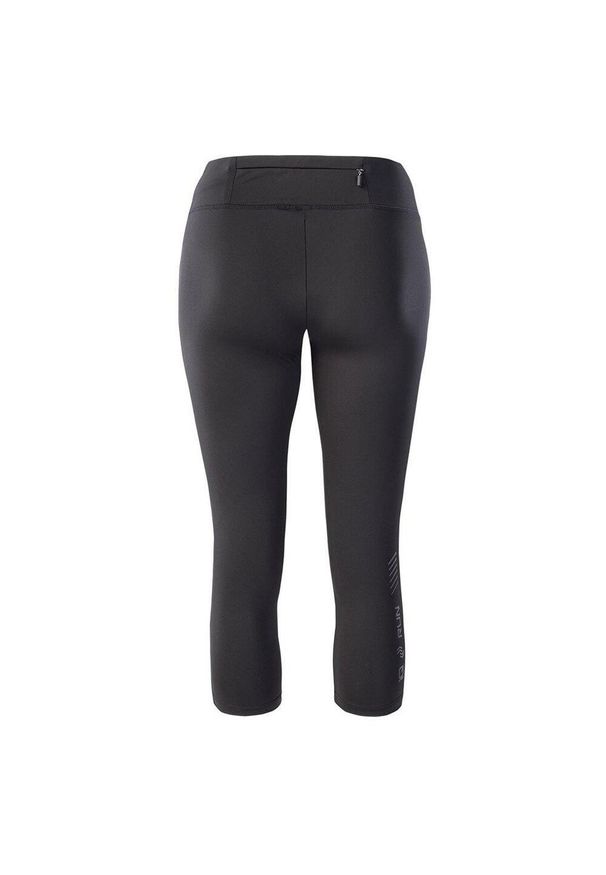 IQ - Legginsy 3/4 Damskie Nukia. Kolor: czarny. Sport: bieganie