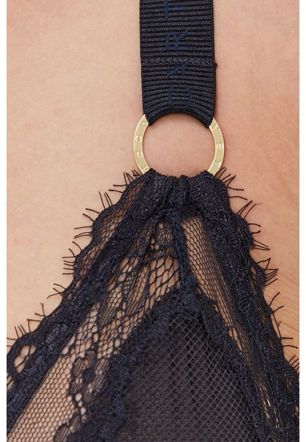 Stella McCartney Lingerie - Biustonosz. Kolor: niebieski. Rodzaj stanika: odpinane ramiączka