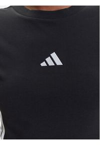 Adidas - adidas T-Shirt Essentials 3-Stripes JC8325 Czarny Slim Fit. Kolor: czarny. Materiał: bawełna #4