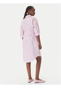 JOOP! Jeans Sukienka koszulowa Dua 30102576 Różowy Regular Fit. Kolor: różowy. Materiał: bawełna. Typ sukienki: koszulowe #5