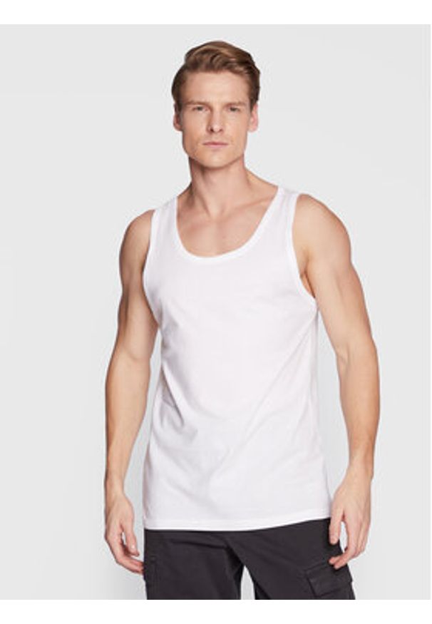 BOSS - Boss Komplet 3 tank topów 50475278 Biały Regular Fit. Kolor: biały. Materiał: bawełna