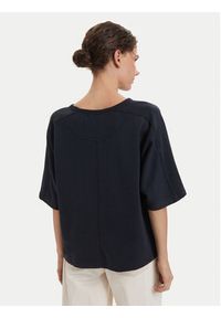Beverly Hills Polo Club T-Shirt P-SS26W-TS0081 Granatowy Oversize. Typ kołnierza: polo. Kolor: niebieski. Materiał: syntetyk #2