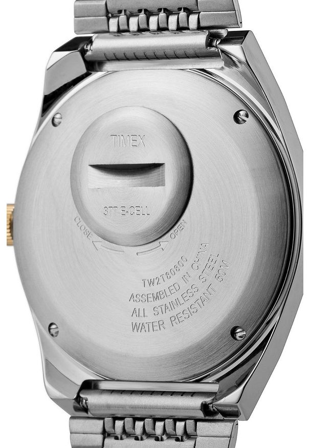 Timex - Zegarek TW2T80800. Kolor: srebrny. Materiał: materiał