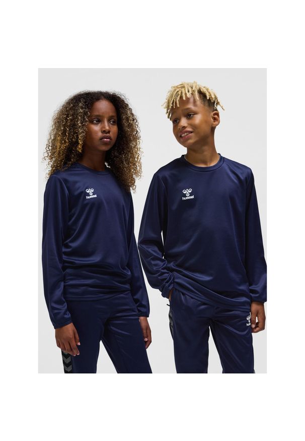 Bluza dziecięca Hummel Essential. Kolor: niebieski. Sport: joga i pilates