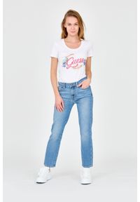 7 FOR ALL MANKIND Niebieskie jeansy Roxanne. Kolor: niebieski. Styl: vintage #3