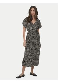 only - ONLY Sukienka codzienna Zilla Adele 15357778 Czarny Regular Fit. Okazja: na co dzień. Kolor: czarny. Materiał: wiskoza. Typ sukienki: proste. Styl: casual #1