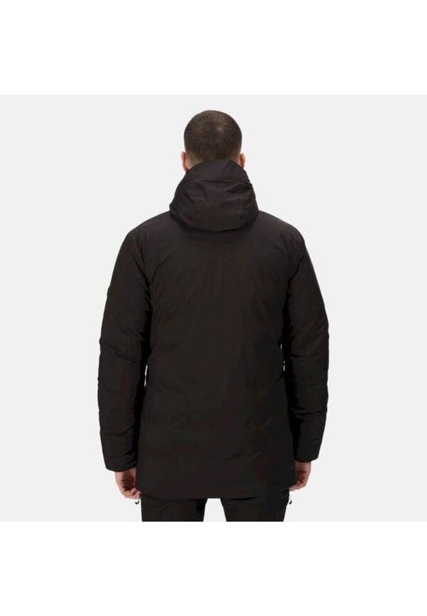 Kurtka uniwersalna męska Regatta Winterparka Yewbank Ii. Kolor: czarny. Materiał: syntetyk. Sport: turystyka piesza