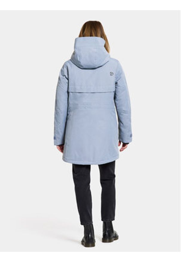 Didriksons Parka Frida Wns Parka 7 504815 Niebieski Regular Fit. Kolor: niebieski. Materiał: syntetyk