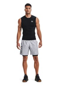Under Armour Koszulka techniczna HeatGear® 1361522 Czarny Slim Fit. Kolor: czarny. Materiał: syntetyk #3