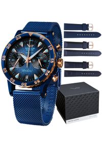 Zegarek damski Vostok Europe VK64-515E628B1 niebieski. Kolor: niebieski #1