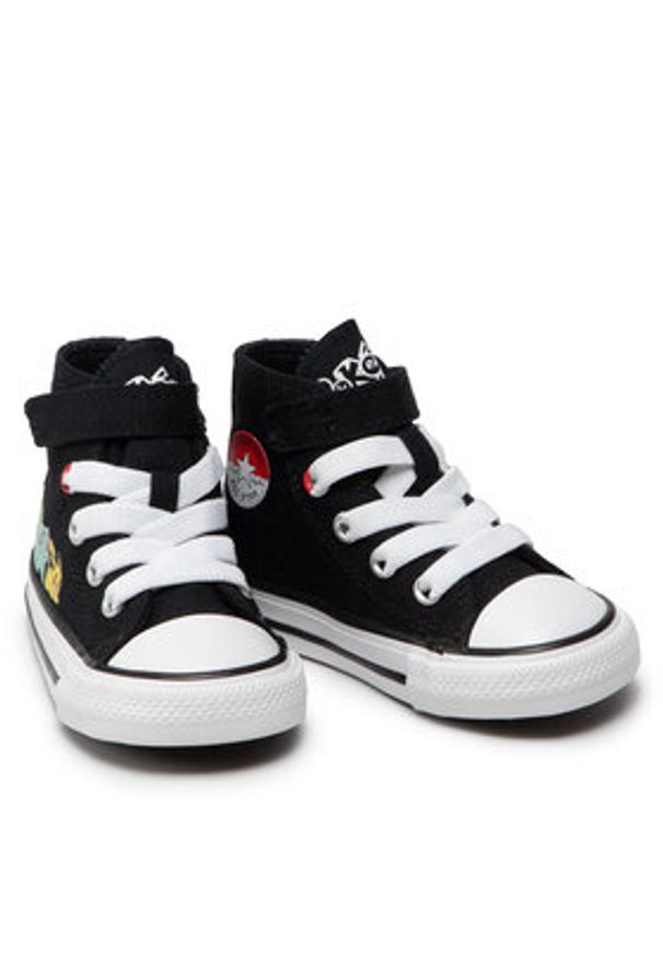 Converse Trampki POKEMON Chuck Taylor All Star Hi A01229C Czarny. Kolor: czarny. Materiał: materiał