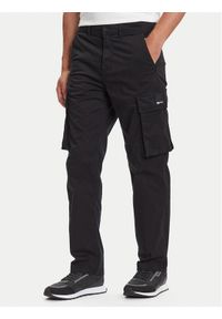 Karl Lagerfeld Jeans Spodnie materiałowe A3M10085 Czarny Regular Fit. Kolor: czarny. Materiał: bawełna