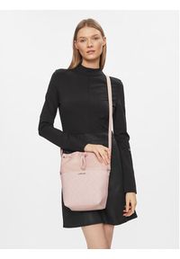 Calvin Klein Torebka Must Bucket Bag Sm Mono K60K609390 Różowy. Kolor: różowy. Materiał: skórzane #4