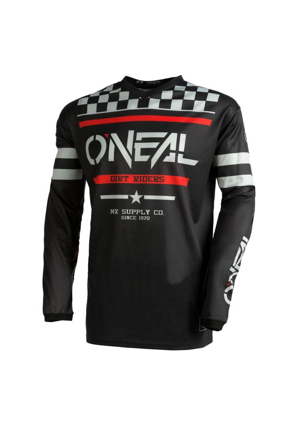 O'NEAL - Bluza rowerowa mtb O'neal Element SQUADRON V.22 black/gray. Kolor: wielokolorowy, czarny, szary