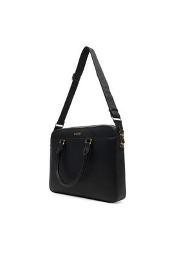 Liu Jo Torba na laptopa AA6212 E1012 Czarny. Kolor: czarny. Materiał: skóra