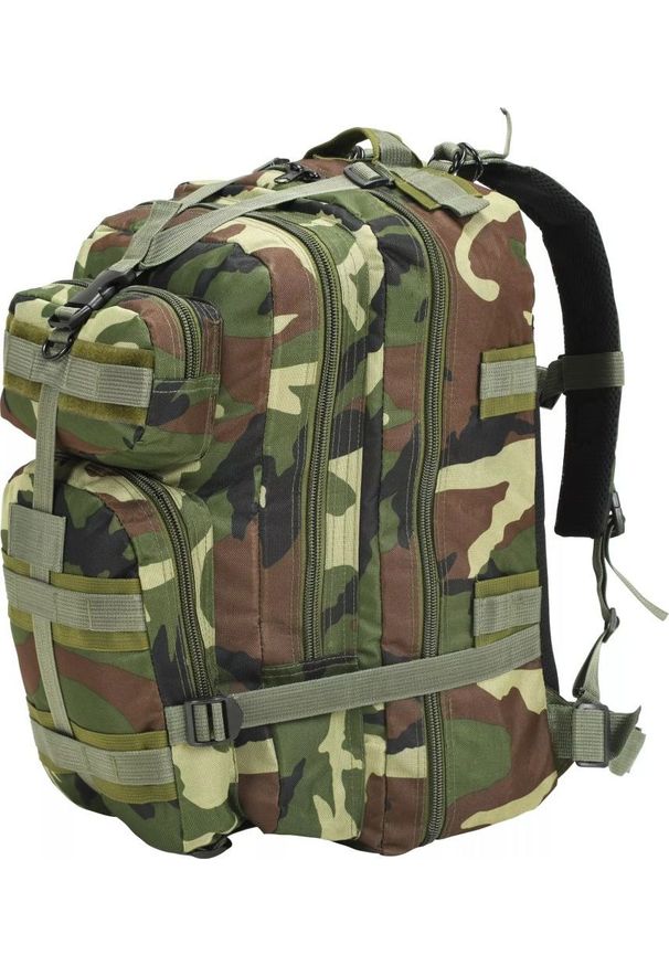 Plecak turystyczny vidaXL Wojskowy 65 l (91383). Styl: militarny