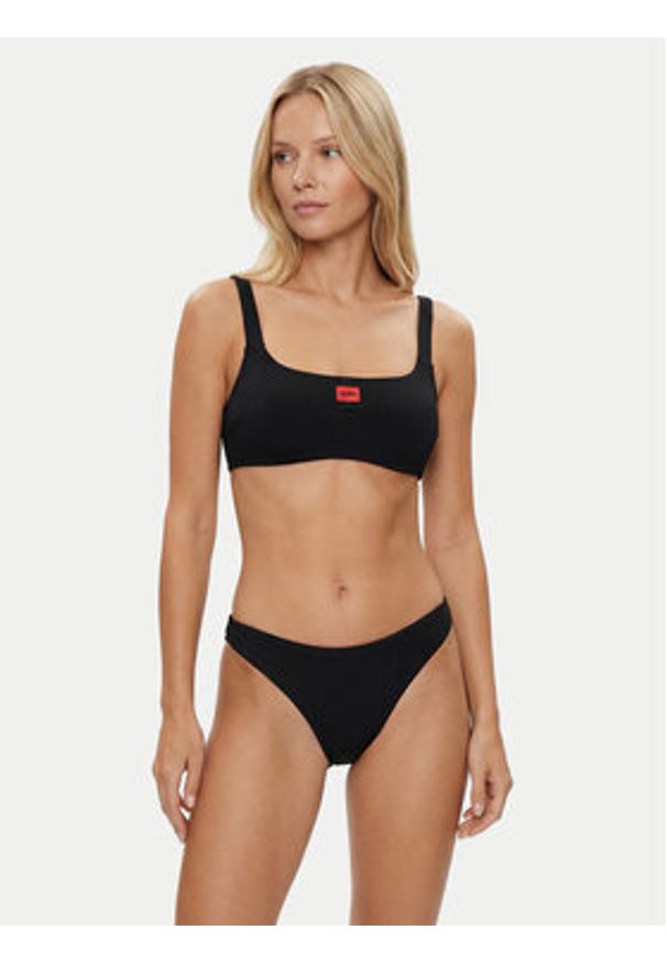 Hugo - HUGO Góra od bikini 50555695 Czarny. Kolor: czarny. Materiał: syntetyk