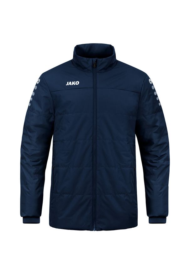 Kurtka puchowa Jako Team. Kolor: niebieski. Materiał: puch