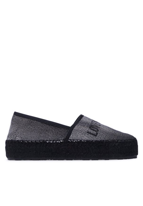 Love Moschino - LOVE MOSCHINO Espadryle JA10343G1GIGC000 Czarny. Kolor: czarny. Materiał: zamsz, skóra