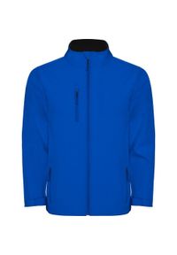 ROLY - Męska Kurtka Soft Shell Nebraska. Kolor: niebieski