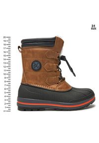 Kimberfeel Śniegowce Jarek M Brązowy. Kolor: brązowy. Materiał: skóra #5