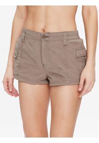 BDG Urban Outfitters Szorty materiałowe BDG SUMMER Y2K SHORT 76476258 Zielony Regular Fit. Kolor: zielony. Materiał: bawełna #1