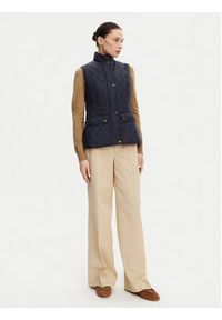 Barbour Bezrękawnik Otteburn LGI0003NY71 Granatowy Regular Fit. Kolor: niebieski. Materiał: syntetyk. Długość rękawa: bez rękawów