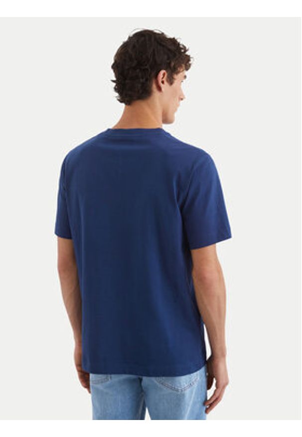Marc O'Polo T-Shirt 522 2012 51054 Granatowy Regular Fit. Typ kołnierza: polo. Kolor: niebieski. Materiał: bawełna