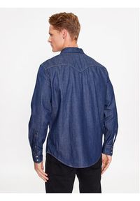Levi's® Koszula Barstow Western Standard 85744-0000 Granatowy Standard Fit. Kolor: niebieski. Materiał: bawełna #4