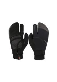 Rękawiczki rowerowe zimowe unisex KINETIXX Luzan black. Kolor: czarny. Sezon: zima