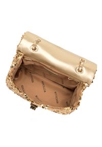 Wittchen - Damska torebka z cekinami na łańcuszku złota. Kolor: złoty. Wzór: haft. Dodatki: z haftem. Materiał: skórzane. Styl: elegancki, wizytowy #5