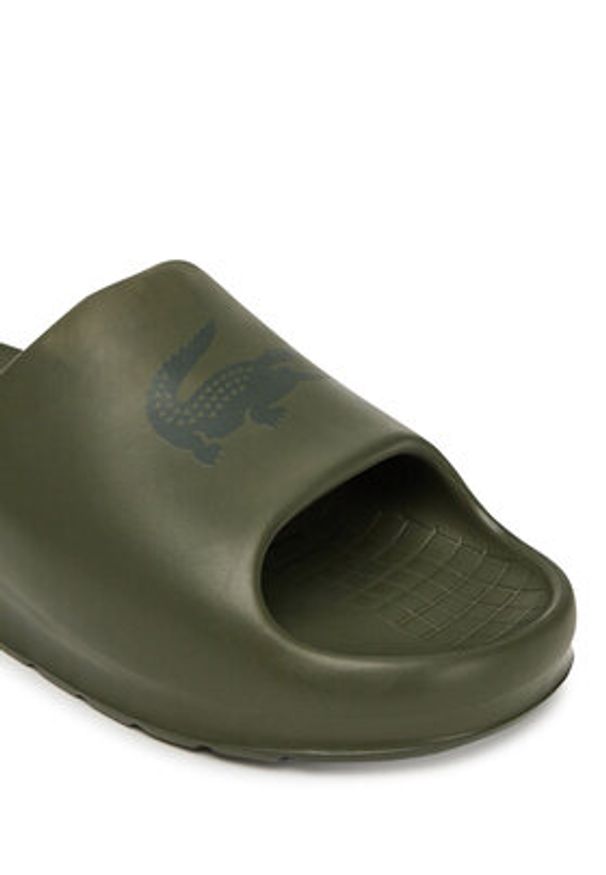 Lacoste Klapki 7-49CMA0024 Khaki. Kolor: brązowy