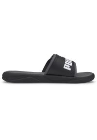 Puma Klapki Royalcat Comfort 37228001. Okazja: na plażę. Kolor: czarny. Materiał: skóra ekologiczna, materiał. Styl: sportowy