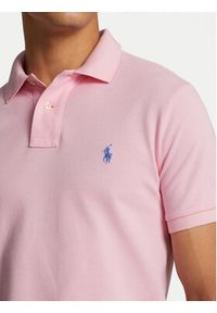 Polo Ralph Lauren Polo Core Replen 710795080 Różowy Slim Fit. Typ kołnierza: polo. Kolor: różowy. Materiał: bawełna