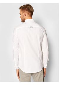 Tommy Jeans Koszula Oxford DM0DM09594 Biały Slim Fit. Kolor: biały. Materiał: bawełna #5