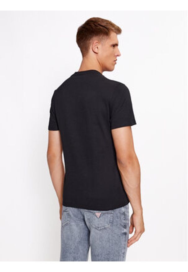 Guess T-Shirt M3BI26 I3Z14 Czarny Regular Fit. Kolor: czarny. Materiał: bawełna