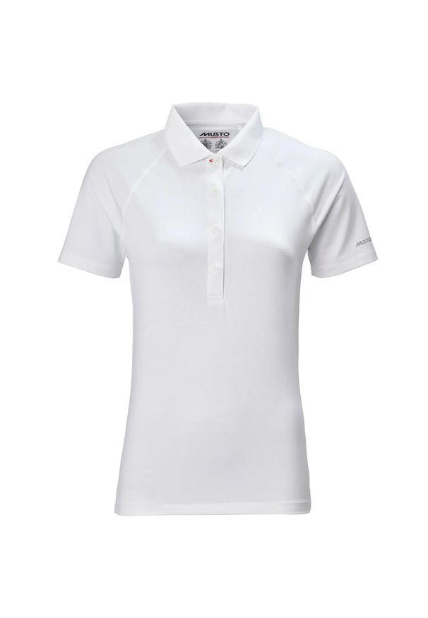 Damska koszulka polo Musto Evo Sunblock 2.0 FW. Typ kołnierza: polo. Kolor: biały