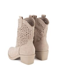 Jenny Fairy Kowbojki WFA2878-1 Beżowy. Kolor: beżowy. Materiał: materiał #5