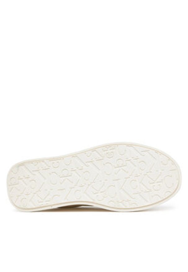 Calvin Klein Jeans Sneakersy Low Cut Lace-UP V3A9-82023-1439A S Biały. Kolor: biały. Materiał: skóra