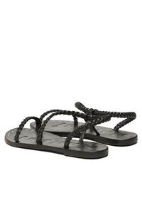 Manebi Sandały Sandals S 6.4 Y0 Czarny. Kolor: czarny. Materiał: skóra