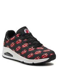 skechers - Skechers Sneakersy Uno-Say It Loud 177964/BKRD Czarny. Kolor: czarny. Materiał: materiał #2