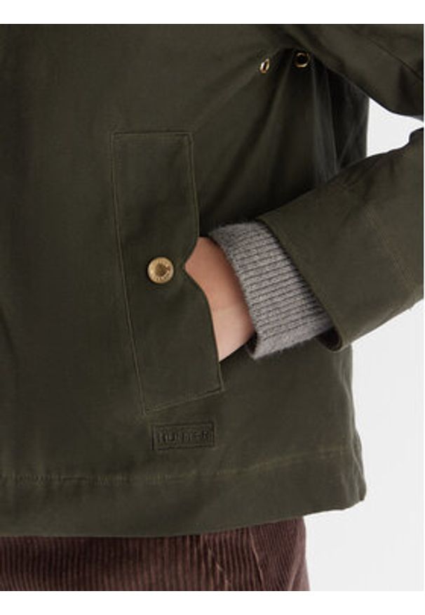Hunter Kurtka przejściowa Leith HARW0065251 Zielony Oversize. Kolor: zielony. Materiał: bawełna