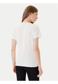 Liu Jo Sport T-Shirt TF5166 JS003 Écru Regular Fit. Materiał: bawełna. Styl: sportowy #5