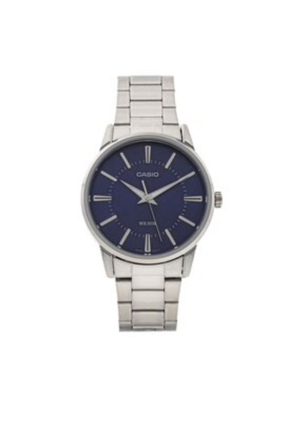 Casio Zegarek MTP-1303PD-2AVEG Srebrny. Kolor: srebrny