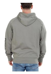 FUNDANGO - Bluza męska Fundango Talis z kapturem. Typ kołnierza: kaptur. Kolor: zielony. Styl: sportowy
