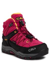 Trekkingi CMP Rigel Mid Trekking Shoes Wp 3Q12944 Bouganville/Goji 06HE. Kolor: różowy. Materiał: zamsz, skóra