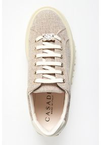 Casadei - Sneakersy damskie skórzane CASADEI. Materiał: skóra #3