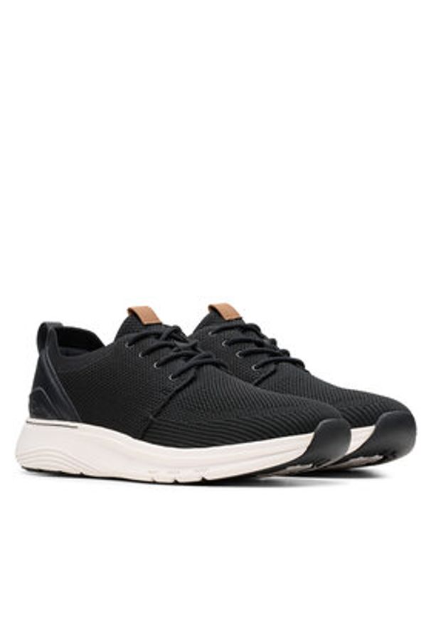 Clarks Sneakersy Motion Trek MX 26181981 Czarny. Kolor: czarny. Materiał: materiał